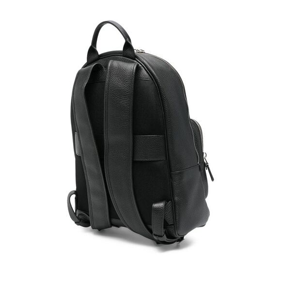 Santoni Black Backpacks Men - Picture 4 of 5
